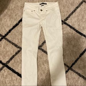 Urban Outfitters BDG White Mid Rise Skinny Jeans